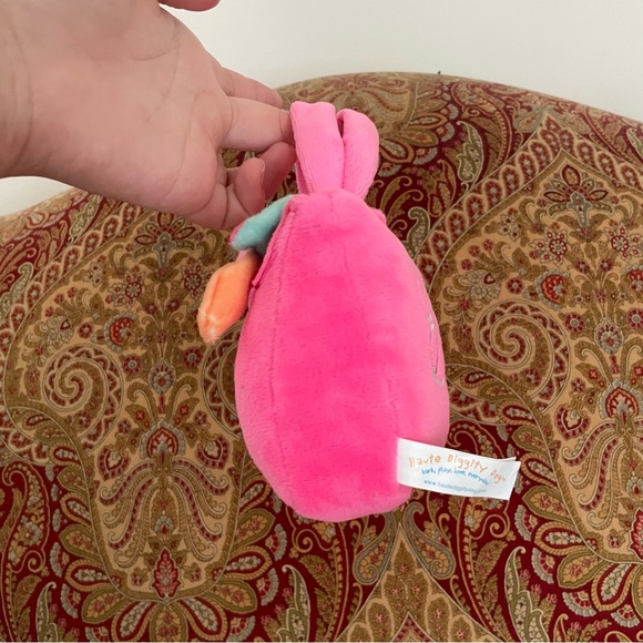 HAUTE DIGGITY DOG PINK BARKIN BAG DOG TOY NWT - Picture 7 of 8